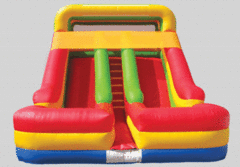 20' Dual Lane Slide 20' Dual Lane Slide
